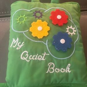 Green My Quiet Book with Colorful Gears